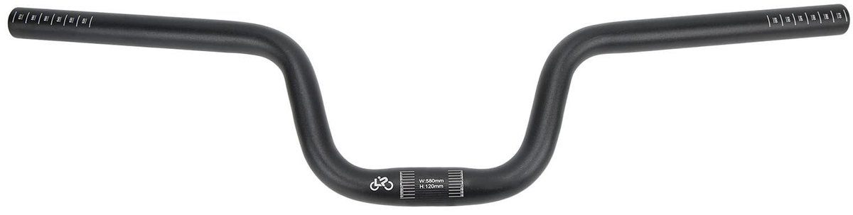 Litepro Fixed Gear Handlebar | Aluminium Cruiser Handlebars | 25.4mm Riser voor Fietsen