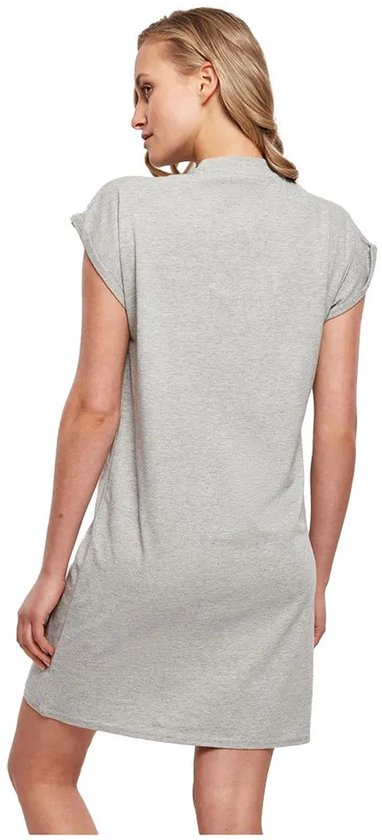 Chemise Femme Super Oversize 'Turtle Shoulder Dress' Gris Chiné - S