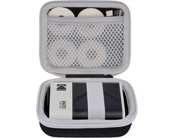Khanka Label ERA M50 Label Maker Machine Harde EVA Draagtas, Compatibel met ERA M50 Beschermende Opberghoes Zwart, Wit Rits (alleen hoes)