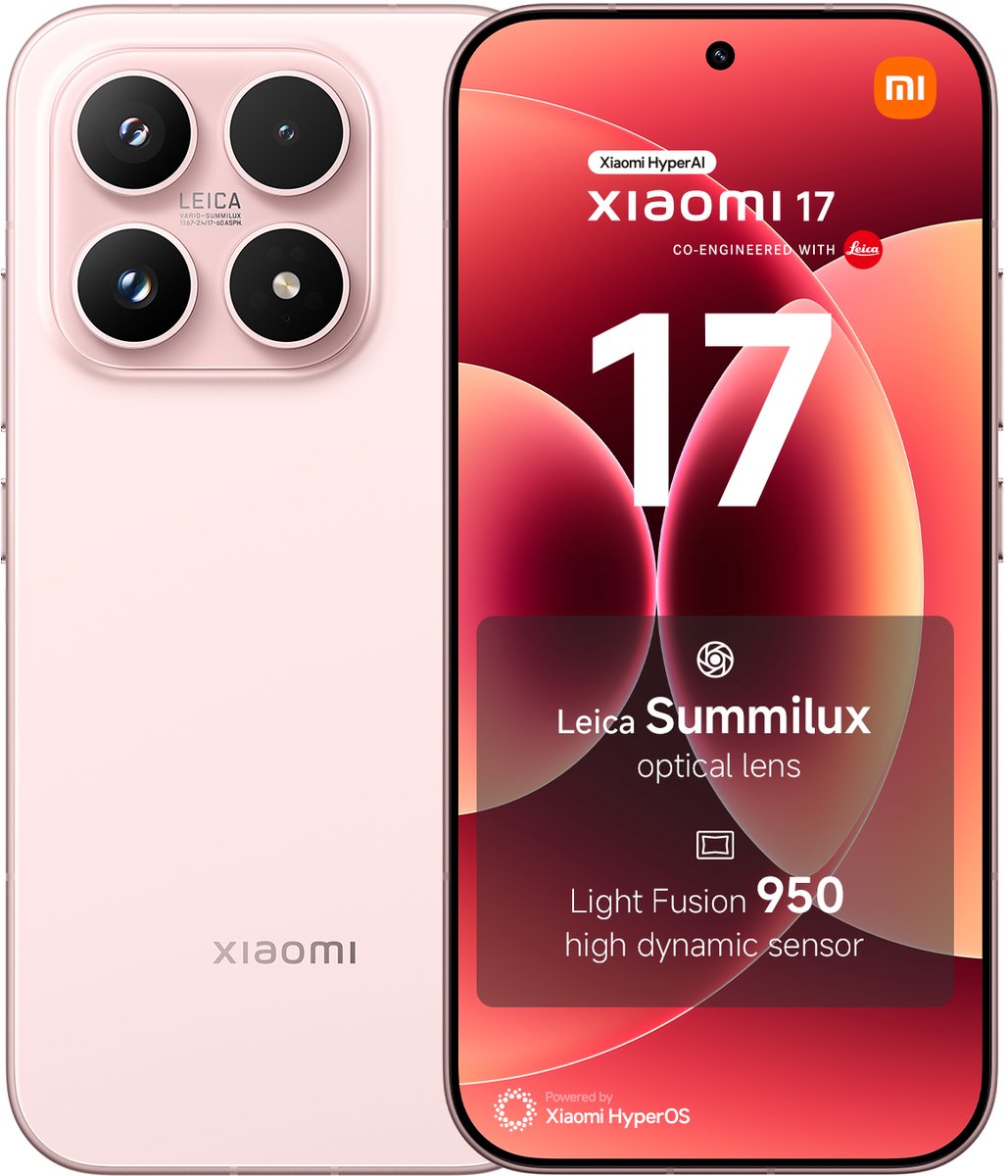 Xiaomi 17 – 12 GB RAM – 512 GB – Alpine Pink