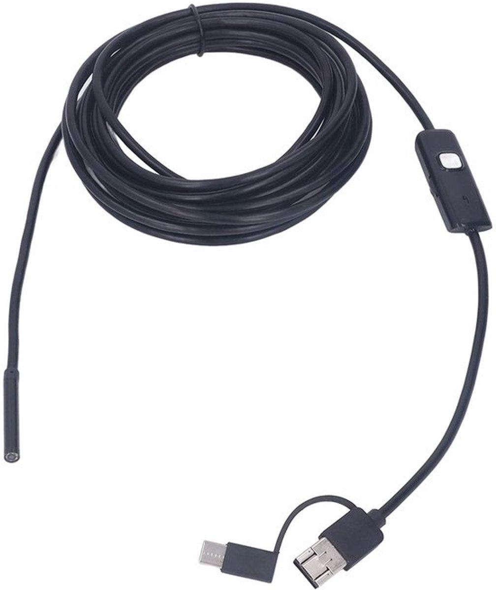 Draadloze Endoscoop, Waterdichte WiFi Endoscoop Inspectiecamera voor iOS Smartphones, 3m