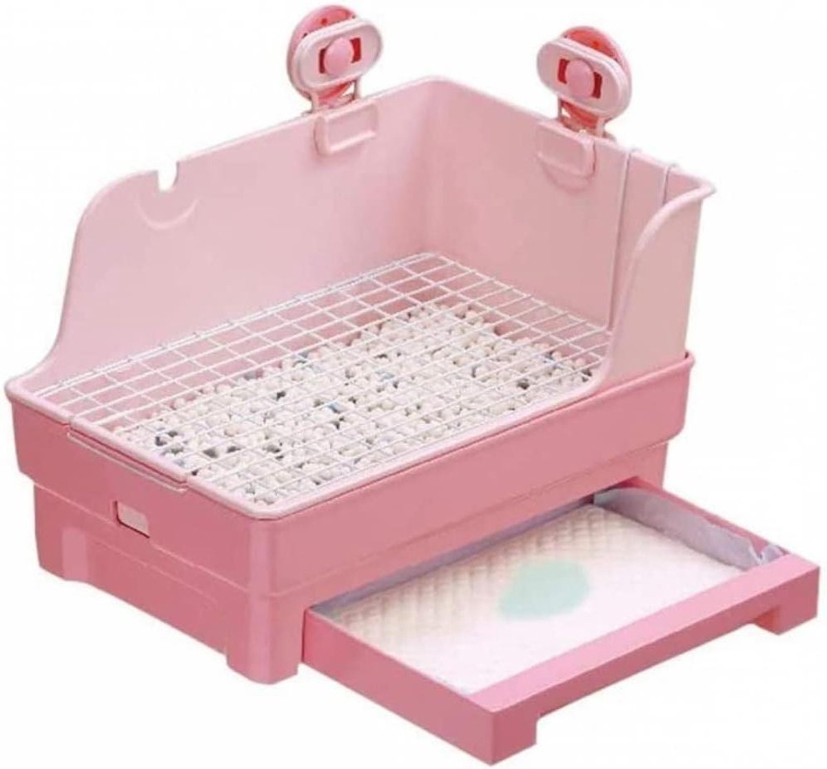 Huisdier Toilet - Honden Potty - Zindelijkheid Training - Gelaagde Structuur - Kleine Hond - Wit