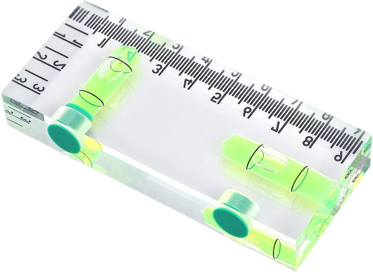 Waterpas - Zakniveau - Muren Uitlijnen - Sterke Magneten - 95 mm Lengte - Groen