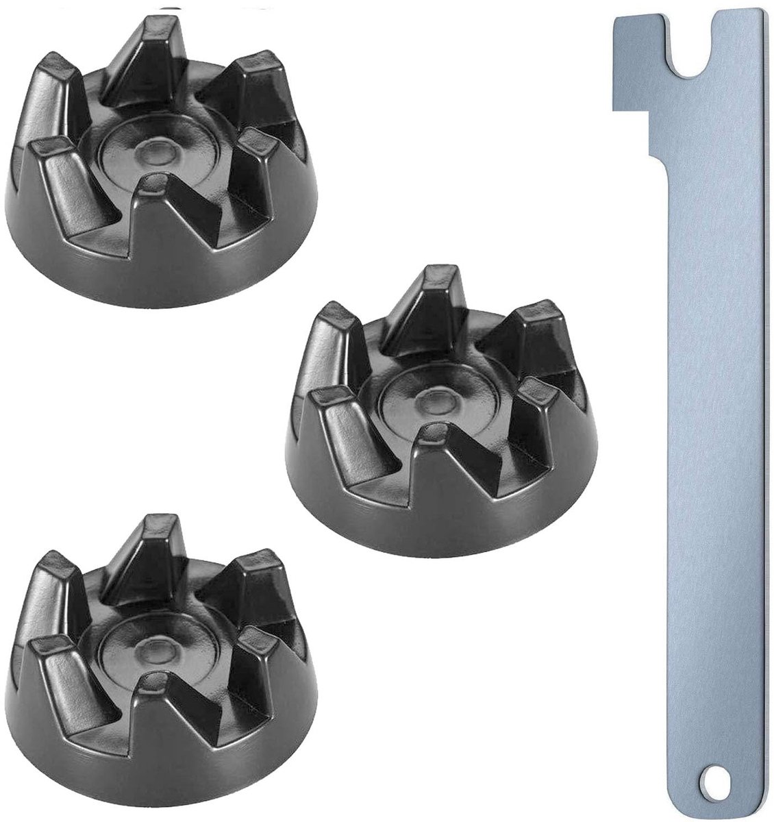 Dailygoods - Koppeling 9704230 - Blenderkoppeling - Inclusief montagesleutel - Compatibel met Kitchenaid - Reserveonderdelen voor blender - Geschikt v