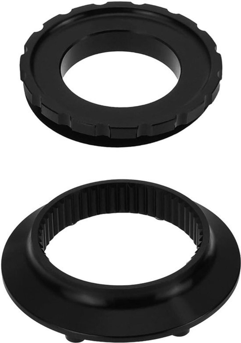Fiets 6-Bolt naar Centerlock schijfrem adapter - DT Swiss compatibel - zwart