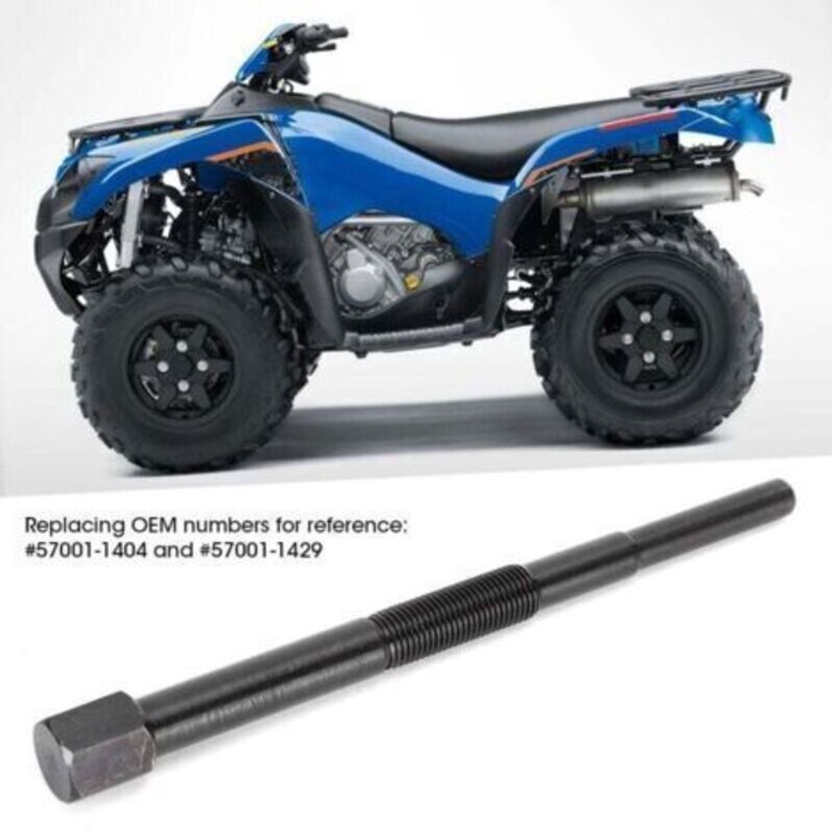 Koppelingstrekker, 57001-1404 Zwart ijzeren transmissietrekker, hoofdaandrijving koppelingstrekker, geschikt voor ATV UTV Mule/Prairie