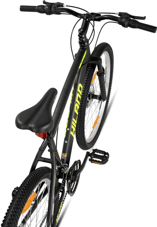 HILAND Ridge Mountainbike - 27 Inch - 18 Versnellingen - Robuust Stalen Frame - Dubbele Schijfremmen - MTB voor Heren & Dames van Hiland — afbeelding 3