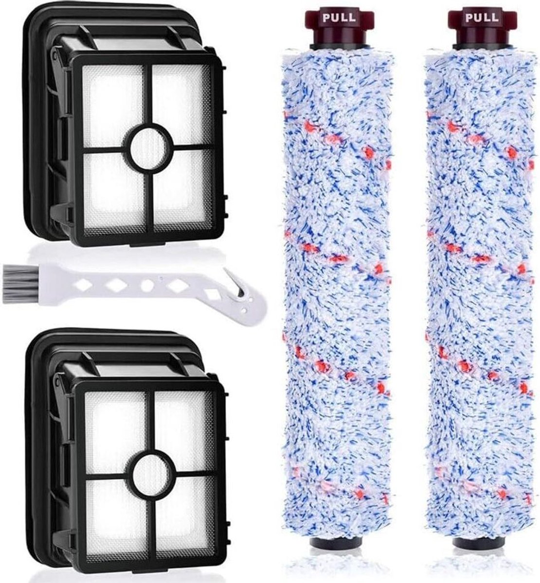 5-delige rolborstelfilterset Geschikt voor Bissell CrossWave 1713N, 2225N, 2582N, 17132 en 25821 stofzuigers.