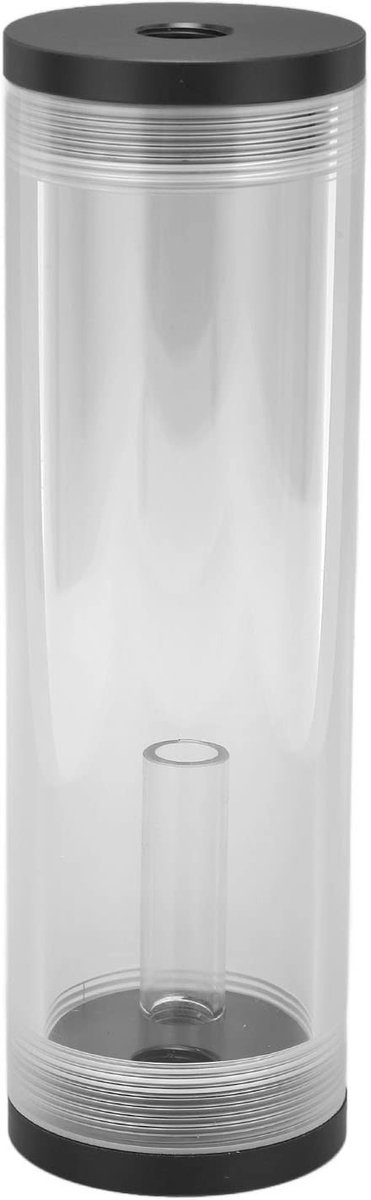 Jhubersproducts - Waterkoeling Tank Reservoir - G1/4 Draad - Duurzaam design - 160 mm - Acryl Systeem - Vloeistof Reservoir - Geschikt voor PC
