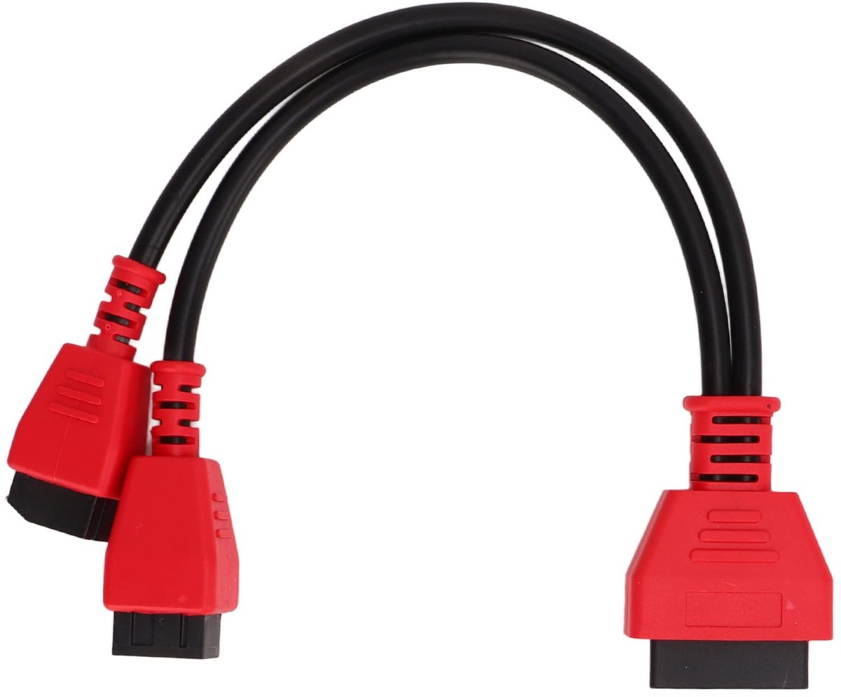 Vlemico - OBD2 Kabeladapter - 12 8-pins Diagnostische Connector - Vervangingskabel voor Maxisys Scanners - Compact - Diagnostisch Hulpmiddel - Fout...
