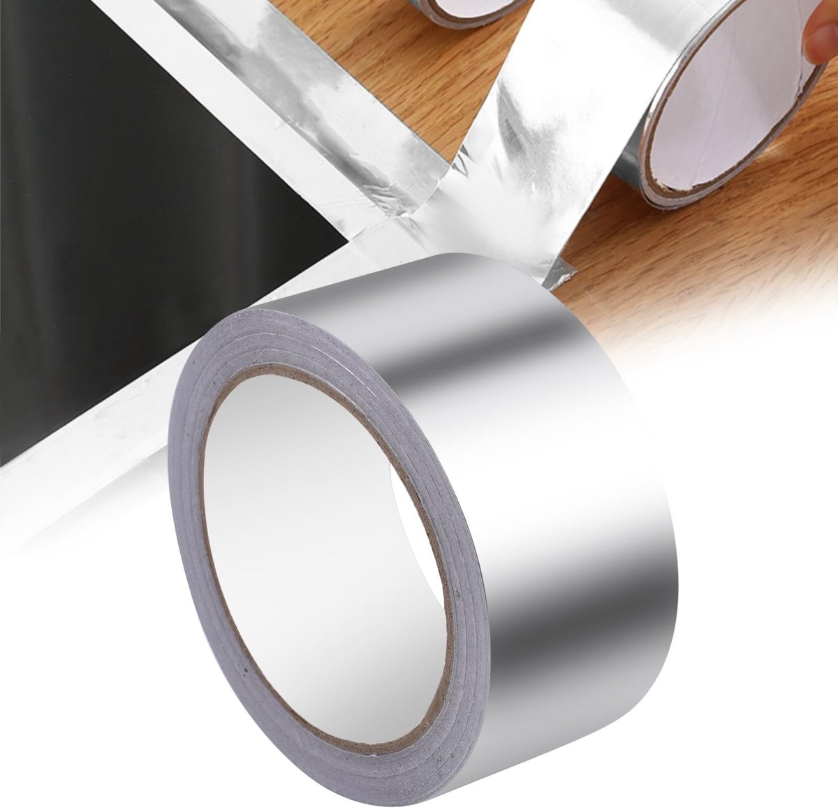 Dailygoods - Aluminium tape - Waterdicht - 20m x 5cm - Hittebestendig - Zelfklevend - Ideaal voor afdichting en reparatie