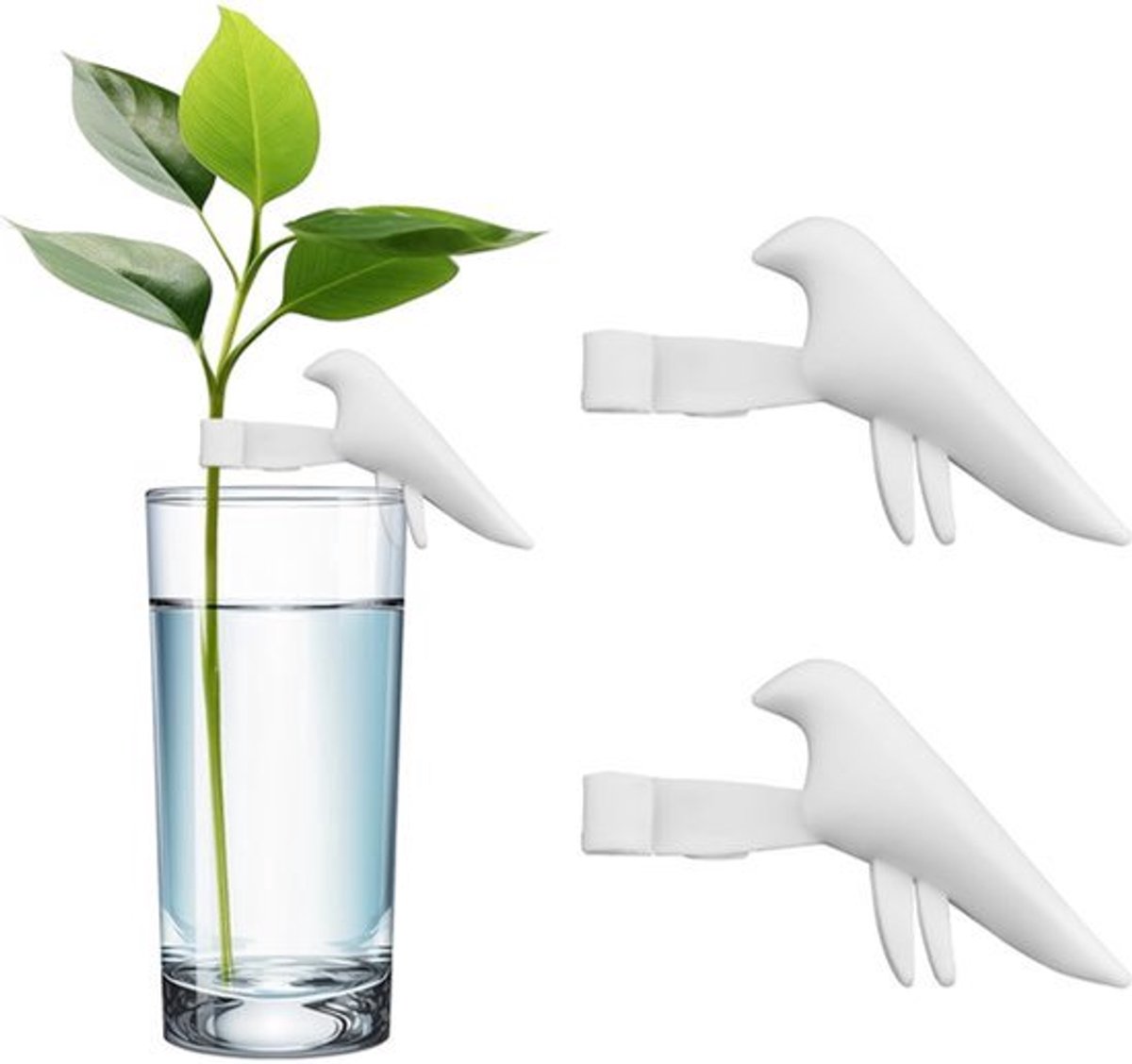 2pcs Plantenpropagatie Buddy - Schattige Vogels - Duurzaam Kunststof