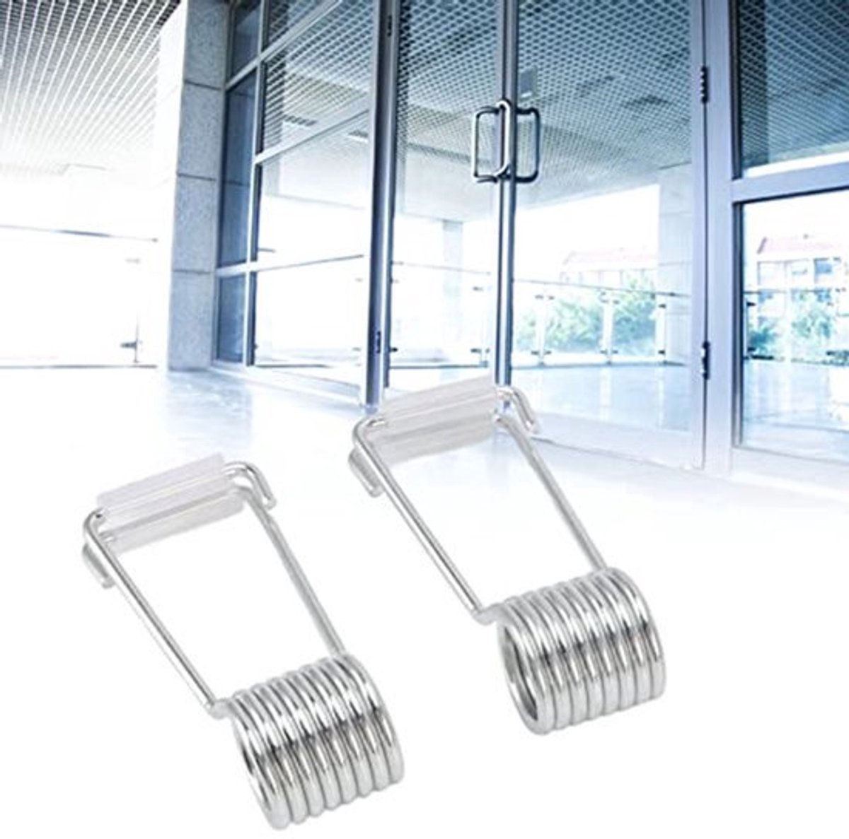 Stainless Steel Deursluiters 4 Stuks - Zelfsluitende Deurhengsels 2cm voor Kastdeuren