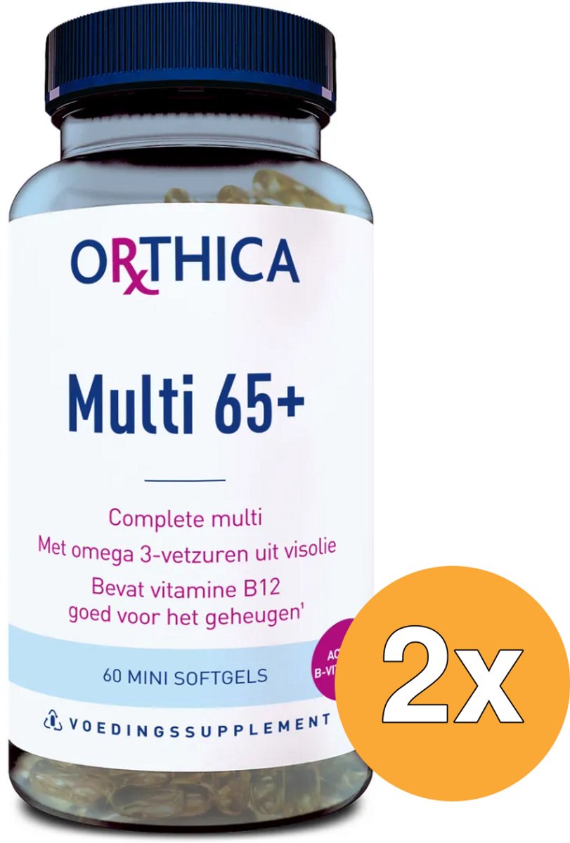 2x Orthica Multi 65+ (60 softgels)