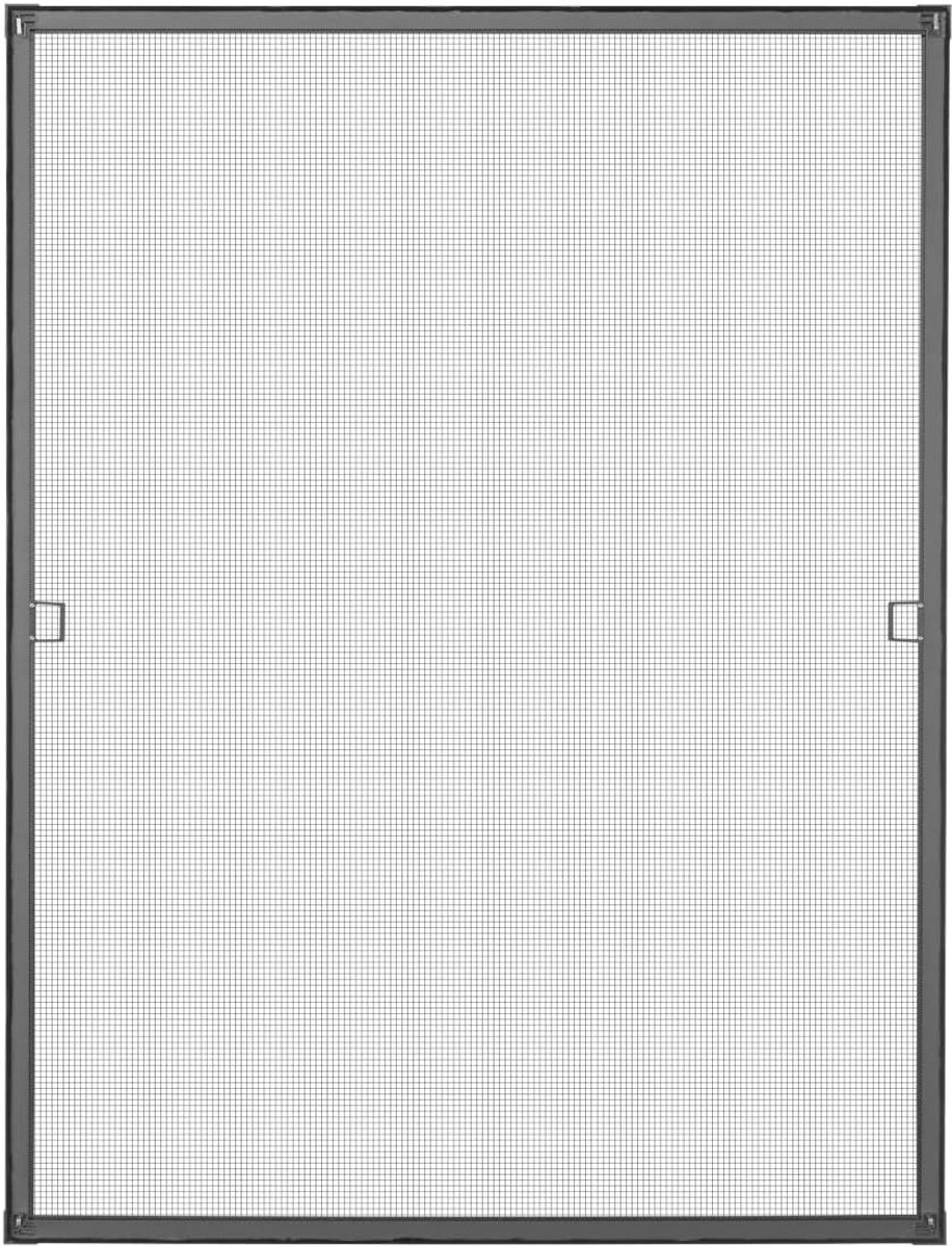 Schellenberg 70042 Premium insectenhor voor ramen, vliegenhor met aluminium frame, 140 x 150 cm, wit