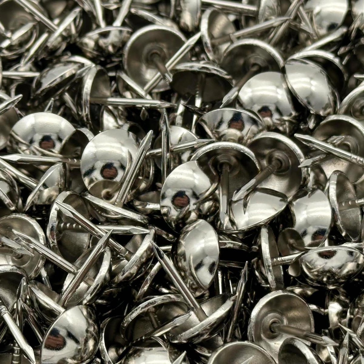 Bekleding Nagels - Decoratieve Tacks - Meubels Bekleden - Dubbele Laag Finish - 11MM 500 Stuks - Zilver Nikkel