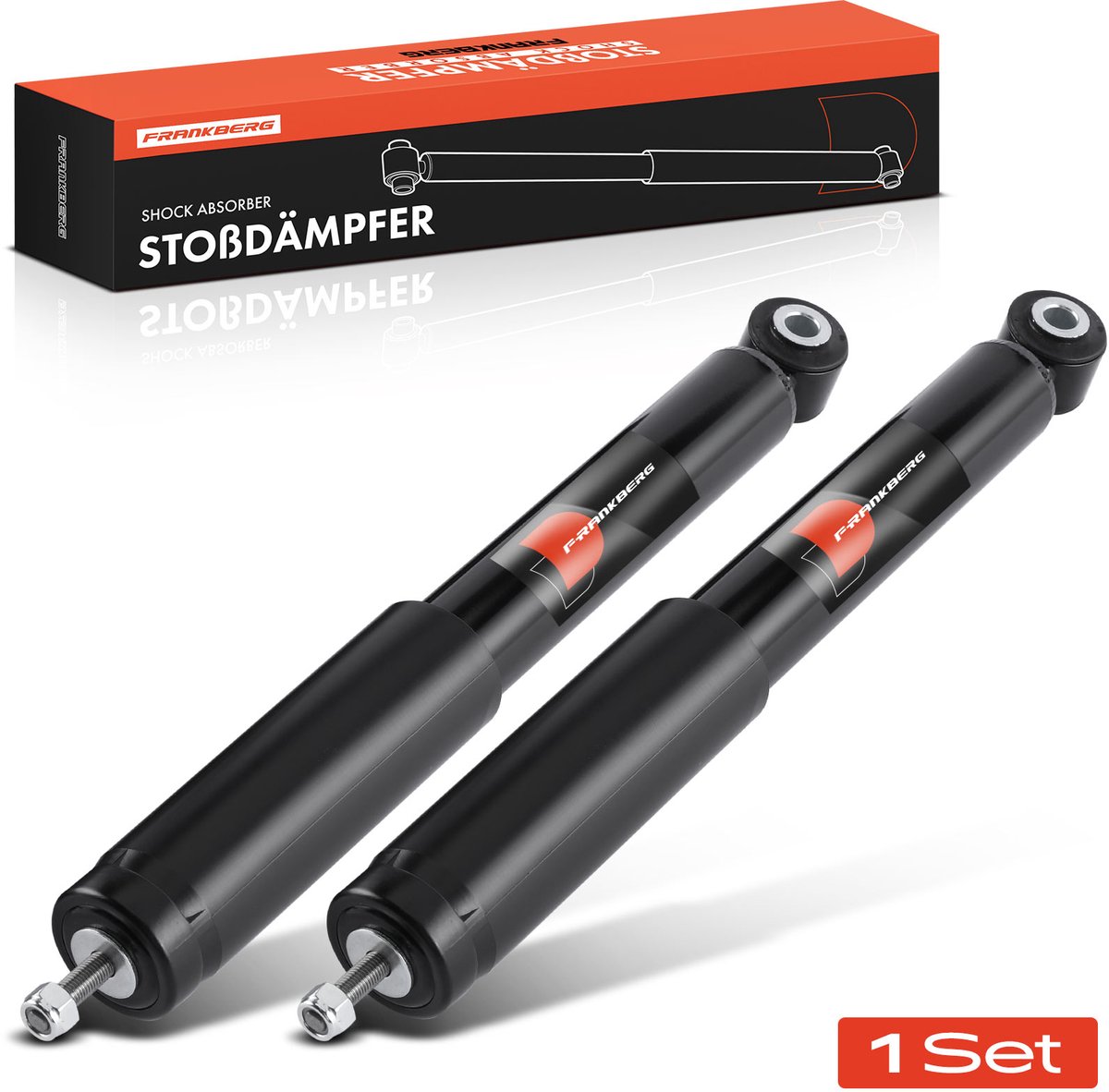 Frankberg 2x Dempers Achteras voor Volvo