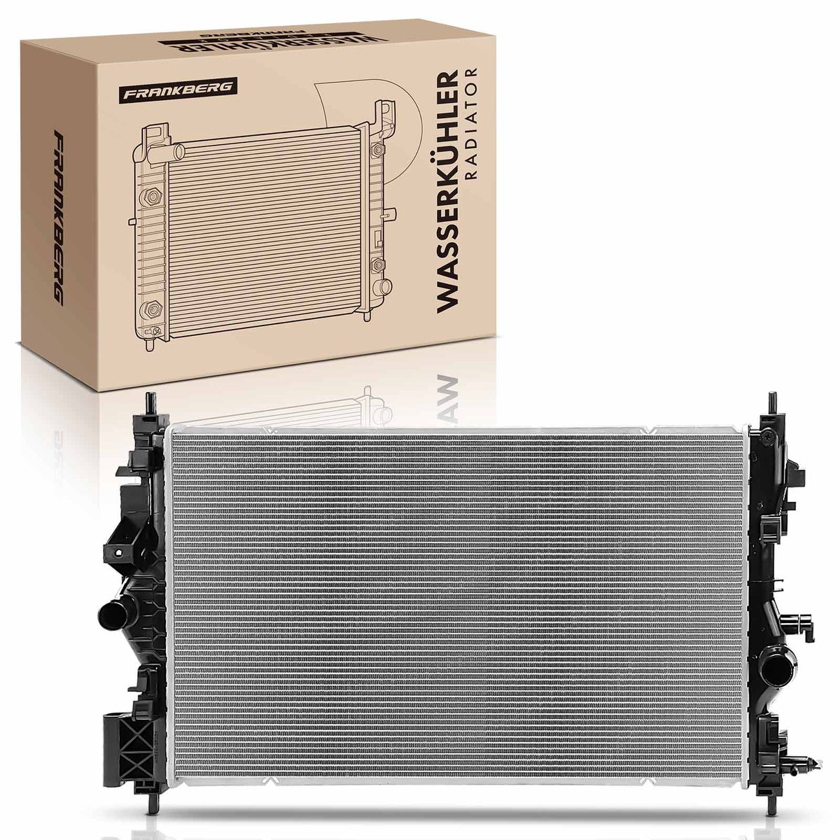Frankberg 1x radiator waterkoeler motorkoeler voor Chevrolet