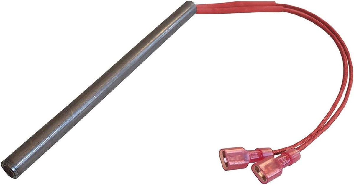 Pelletkachel Ontsteker - Gloeidraad Starter - Snelle Pellet Ontsteking - 300W Krachtige Hitte - 150 mm Lengte - Zilverkleurig