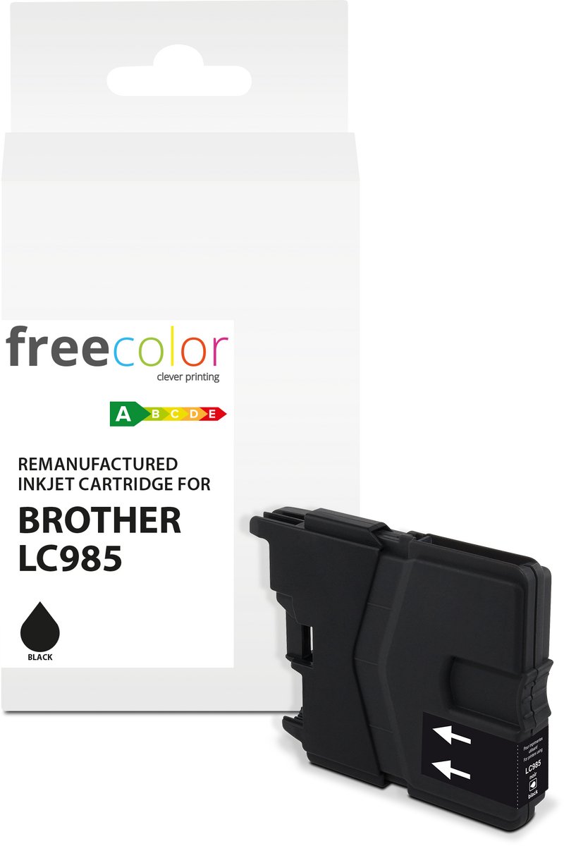 BROTHER LC985 - FREECOLOR - Black 12ml