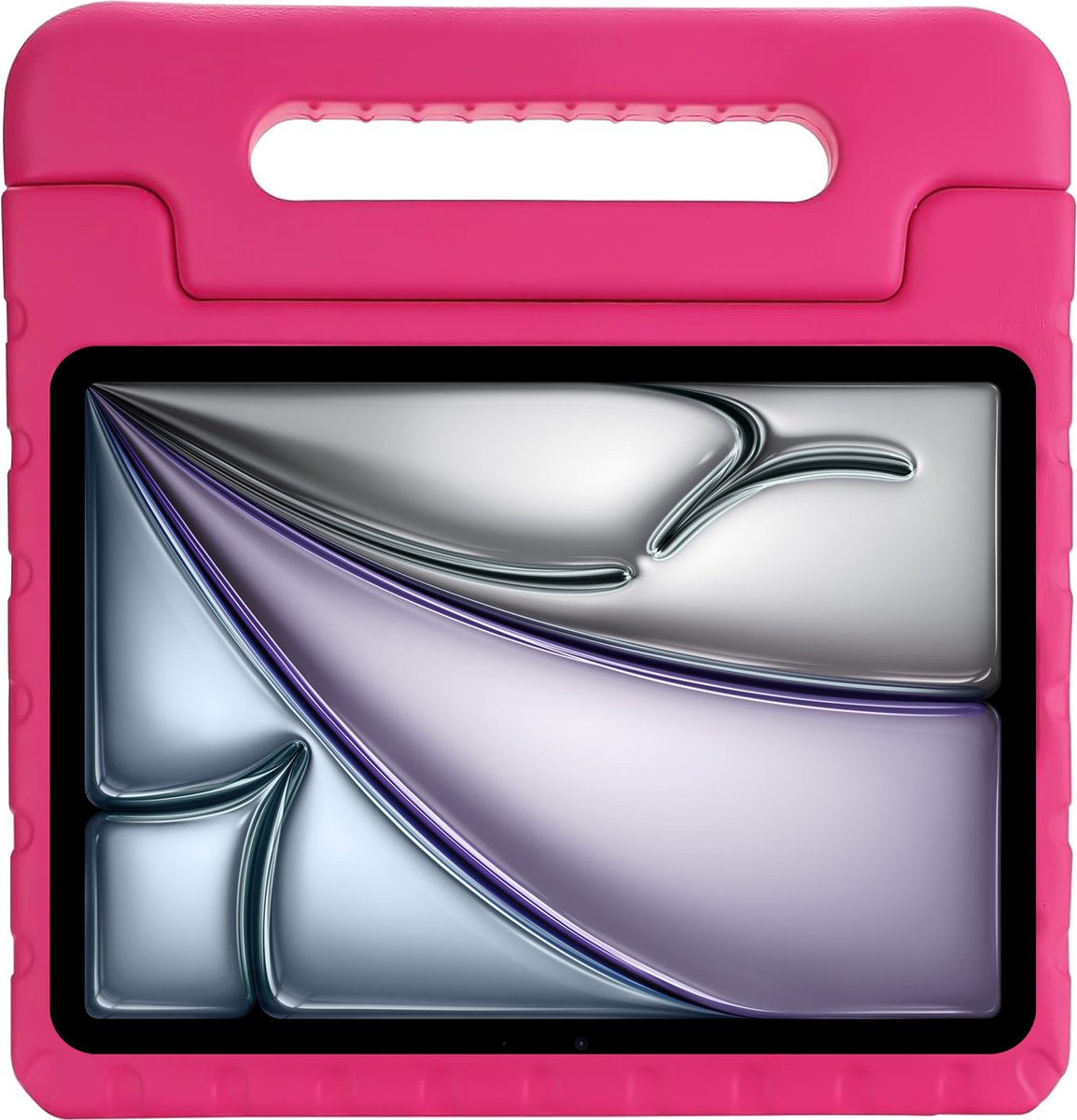 Just in Case tablet Hoes Kinderen geschikt voor iPad Air 11 inch (M4 2026 / M3 2025 / M2 2024) - Kinderhoes Tablet Classic - Roze