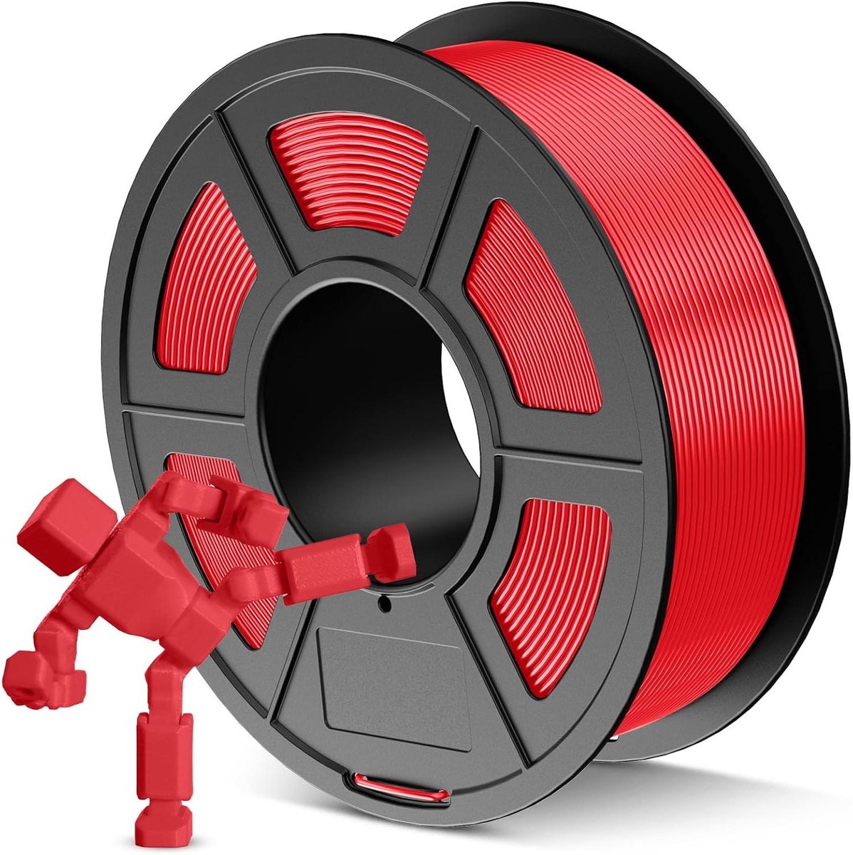 3D Printer Filament - PETG Draad - Precisie Printen - Netjes Gewikkeld - 1.75mm 1.1kg - Rood