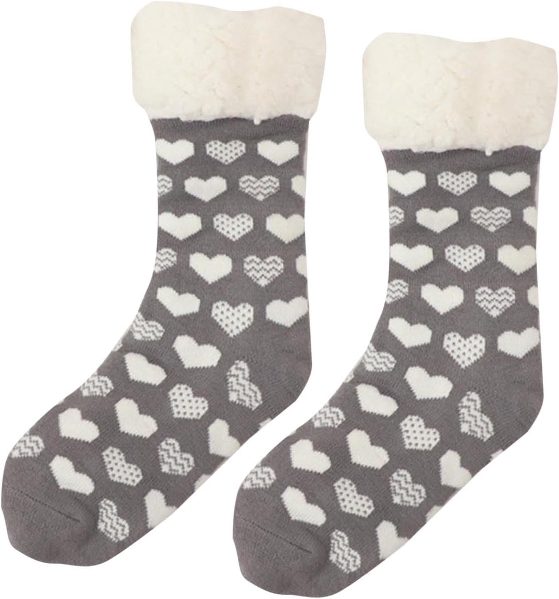Dames Pantoffelsokken - Warme Wintersokken - Gezellige Huis Sfeer - Zacht Acryl Materiaal - One Size - Rendiermotief