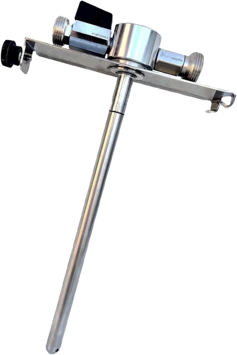 Adapter voor biervaten - Biertap accessoire - Thuis tappen - Duurzaam metaal - 5 liter