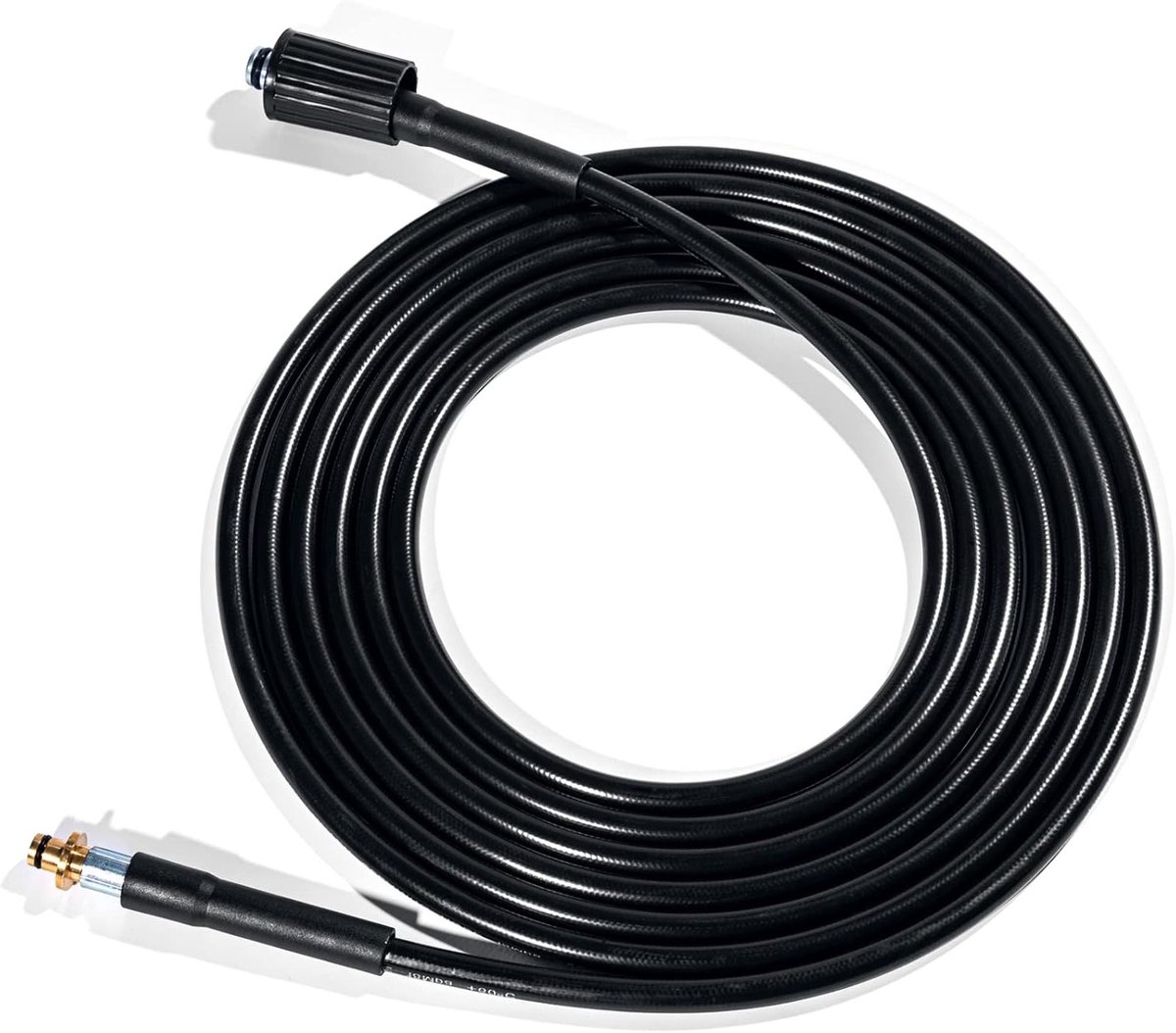 15m Hoge Druk Slang Accessoires Vervangingsslang M22 (14mm) voor 200 Bar Hogedrukreiniger, Geschikt voor Karcher K2 K3 K4 K5 K6 K7, Verlengslang en Slangvervanging