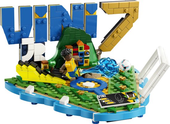 LEGO Editions - Vini Jr. – Faits saillants du football Ensemble de construction de football pour enfants - 43027