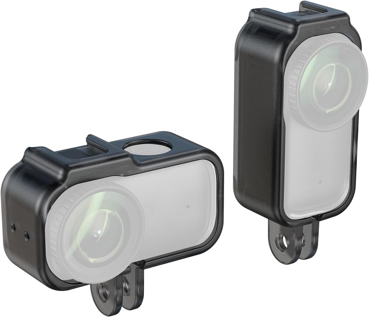 Actiecamera Cage Set voor DJI Osmo Nano - Verticaal naar Horizontaal, 1/4"-20 Bevestigingsgat, Silicone Dichting, Koud Schoen, Snelle Ontgrendeling