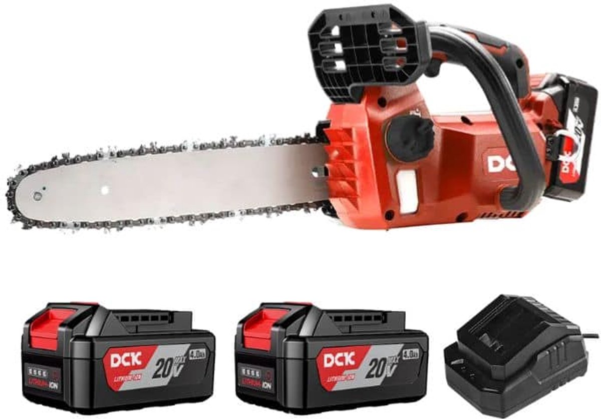 DCK Tophandle Accu Kettingzaag 25cm 20V SET - 2x 4.0Ah & Snellader | KDCS20101BM