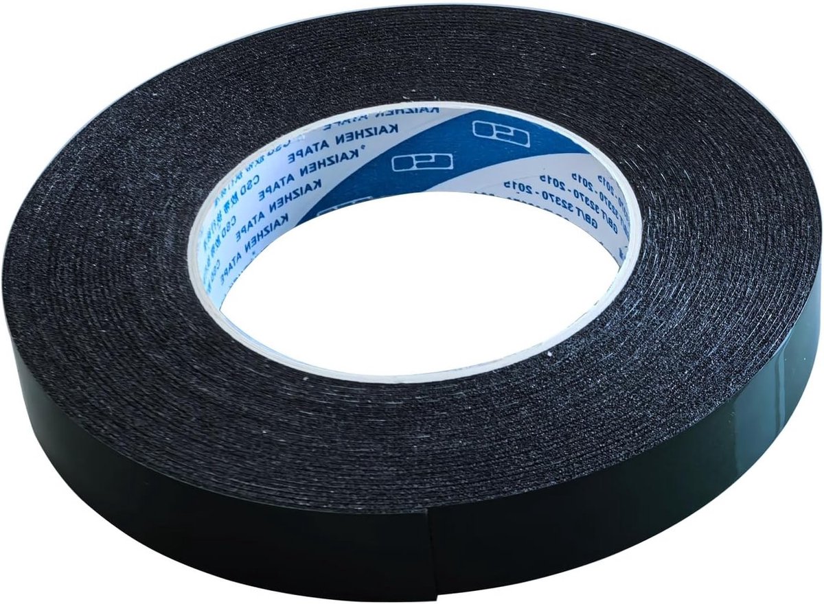 GTIWUNG foam mounting tape, double-sided adhesive tape, black, sponge tape double sided, waterproof foam mounting tape - ShopVlot