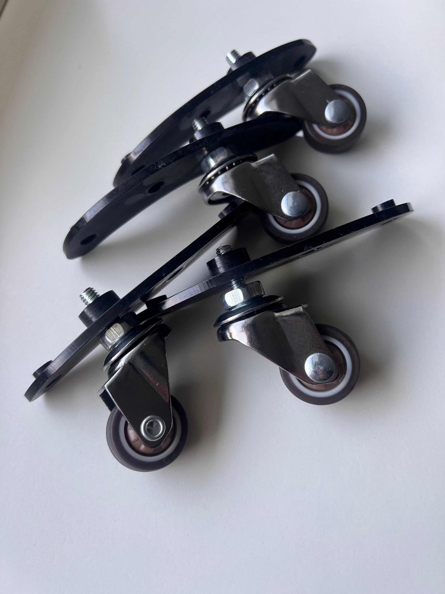 iZi-Clean Wielset voor Turbo Twin Mop Emmer — Rollen in plaats van Tillen