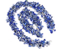 Aquarium Grind - Decoratieve Stenen - Aquarium Decoratie - Natuurlijk Gepolijst - 100g - Blauw