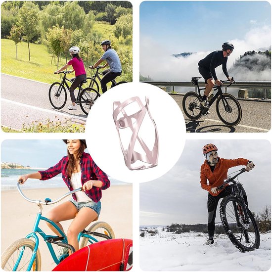 Fiets bidonhouder - Fleshouder fiets - Onderweg drinken - Lichtgewicht materiaal - 145x85cm - Roze — afbeelding 4