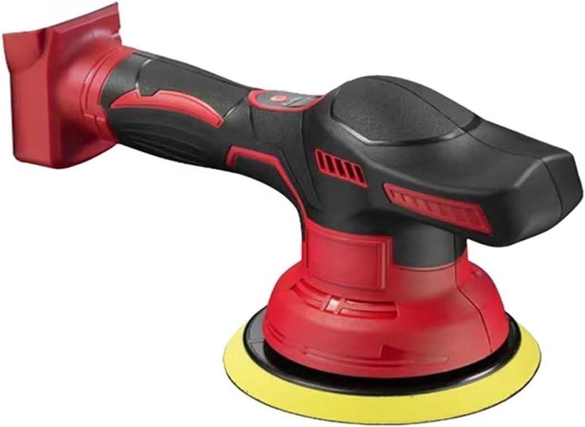 Polijstmachine - Auto Polijster - Auto Waxen Schuren - 8 Versnellingen Instelbaar - 150 mm Plaat - Rood