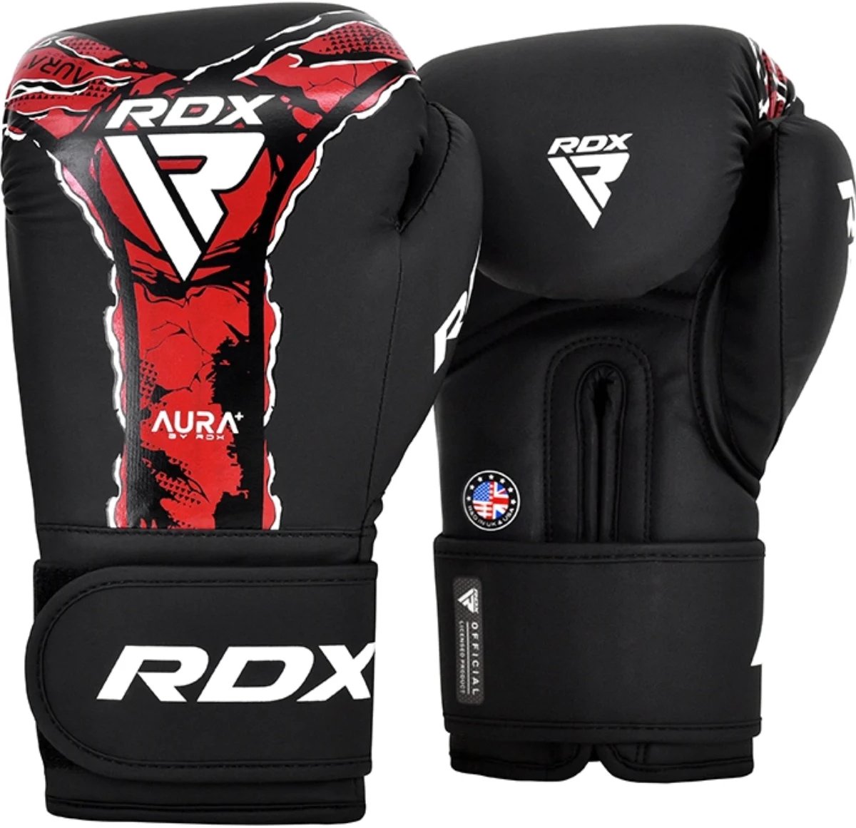 RDX Sports BOKSHANDSCHOEN AURA F17 ZWART ROOD