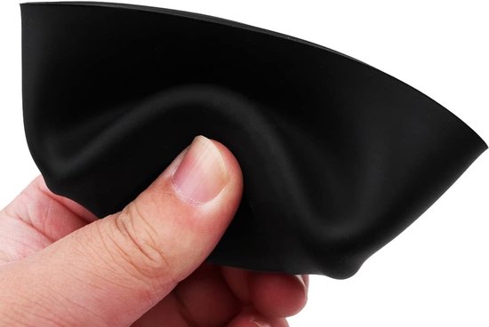 Store_9 - Siliconen hoes voor glazen spuitfles - Waterfles beschermer - Zwart - Wasbaar - Herbruikbaar - Geschikt voor 12 tot 24 oz flessen van store-9 — afbeelding 4