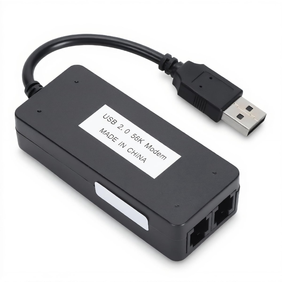 ONF3 - USB 56K Faxmodem - Extern Inbelfaxmodem - Ondersteunt Nummerherkenning - Compact en Lichtgewicht - Geschikt voor Computer en Laptop - Ide...