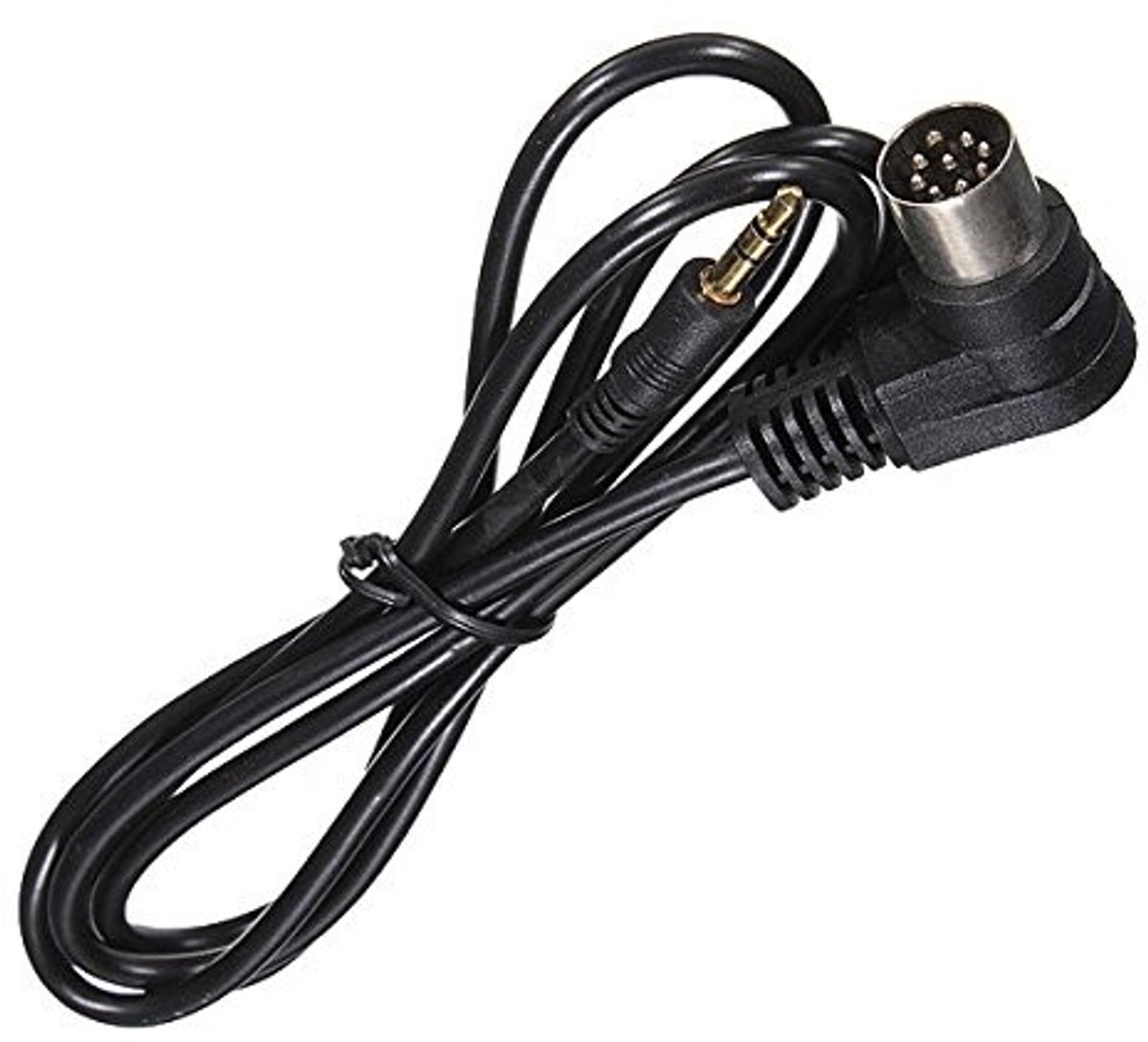 Shopcentral - 3.5mm Mini Jack Audio Input Adapterkabel - Zwart - 8-Pin M-BUS - 123 cm
