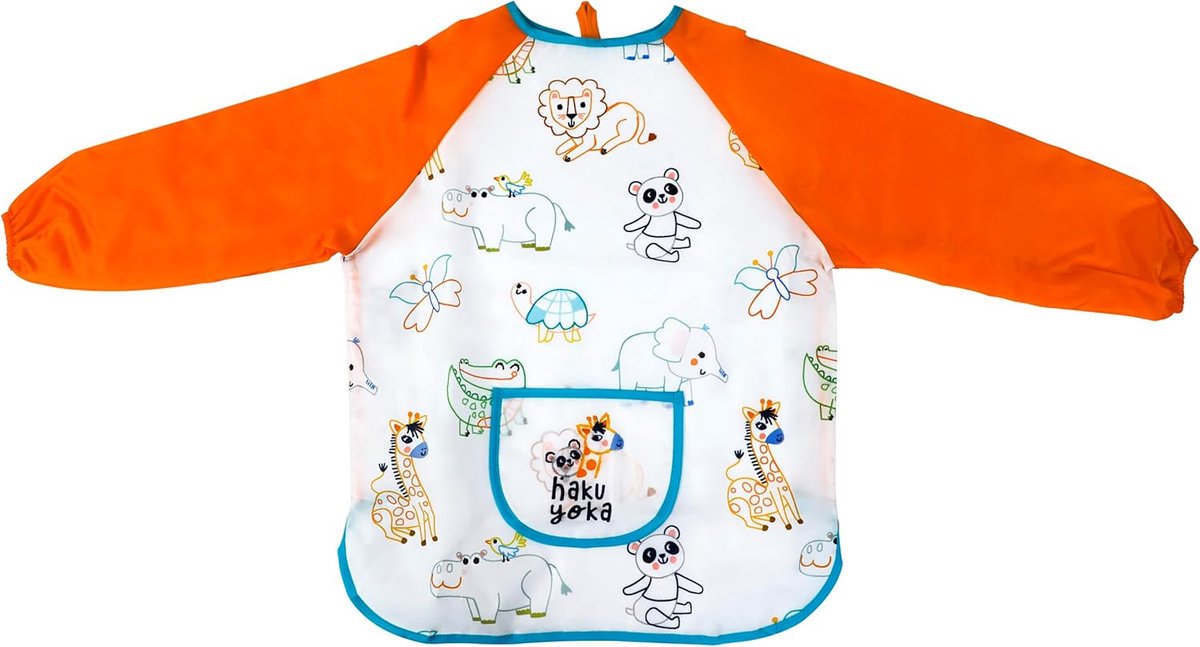 Haku Yoka schort voor kinderen - waterdicht, maat M, creatief speelgoed.