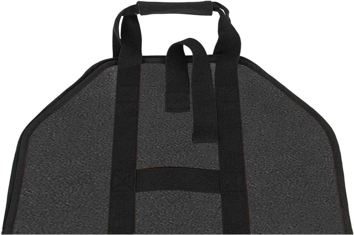 Houten mand - Draagbare tas - Hout vervoeren - Waterdicht materiaal - 100 x 50 cm - Zwart