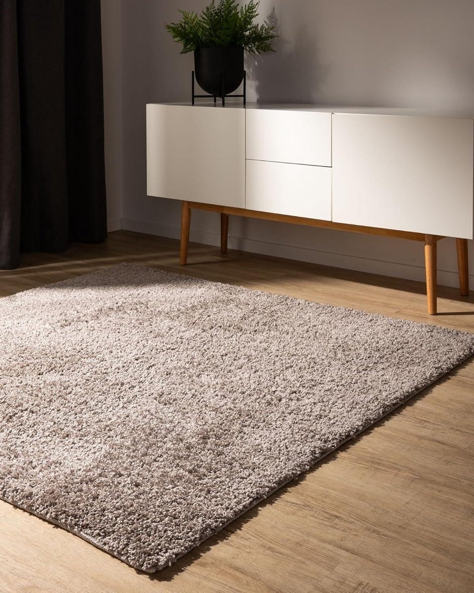 Hoogpolig Vloerkleed - Zacht Kleed - Woonkamer Aankleden - Geschikt voor vloerverwarming -
