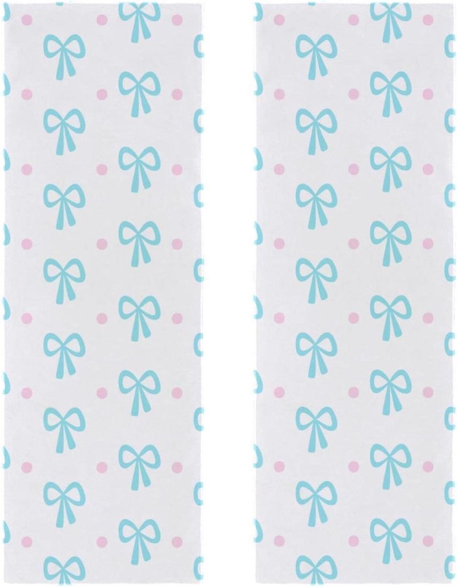 Microfiber Handdoeken - Sporthanddoeken - Zweet Afvegen - Super Absorberend - 29.5x81.5cm - Blauw
