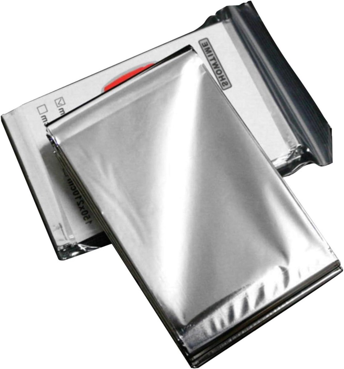 Ruimtedeken - Overlevingsdeken Isolatie - Noodsituaties Warm - Hittebestendig Waterdicht - 160 x 210 cm - Zilver