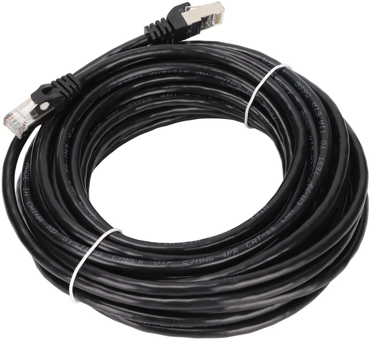 Ethernet Kabel - Netwerkkabel Cat6 - Snelle Dataverbinding - EMI Afscherming - 10 meter - Grijs