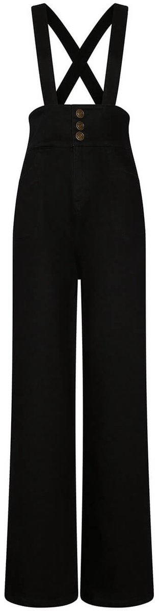 Succubus Clothing Gaby Denim Jeans Broek Zwart