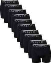 Vinnie-G Boxershorts - 10 stuks - Black/Black - Maat L - Heren Onderbroeken - Geen irritante Labels - Katoen heren ondergoed