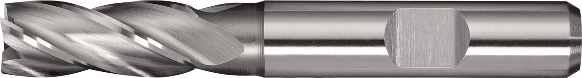 Schaftfräser DIN 844 TypN D.3mm HSS-Co8 Weldon Z.4 kurz TECWERK